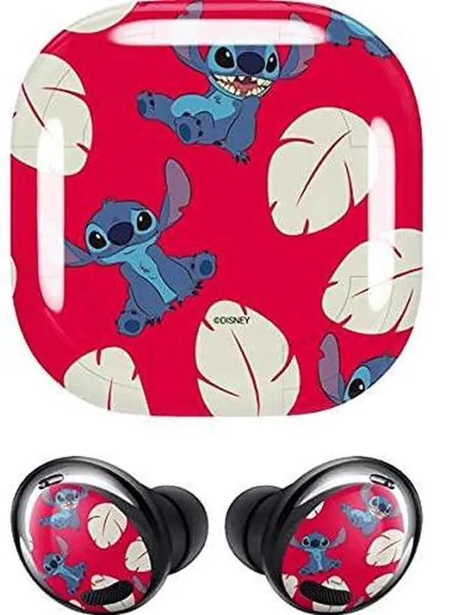 Main image of Decal Audio Skin Compatible with Galaxy Buds Pro - Officially Licensed Disney Lilo and Stitch Character Pattern Design