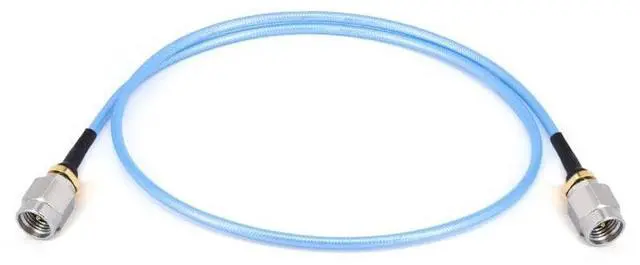 Alt view image 2 of 2 - RF Coxial Cable Assembly, 2.92mm Male to Male,.086" Semi-Flexible Coax, FEP Jacket, DC-40GHz (800 mm)
