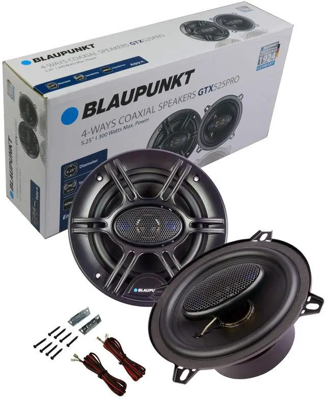 Main image of GTX525PRO 5.25" 4-Way Car Speakers - 240W, Coaxial Speakers, 120Hz - 20kHz, 4 Ohm (2pc)