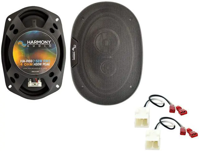 Main image of 6x9 Front Door Speakers Fits Dodge Ram 2500 2006-2009 | Direct factory replacement upgrade, 450 watts peak power, clear full-range sound, easy bolt-in install, for 2008 models