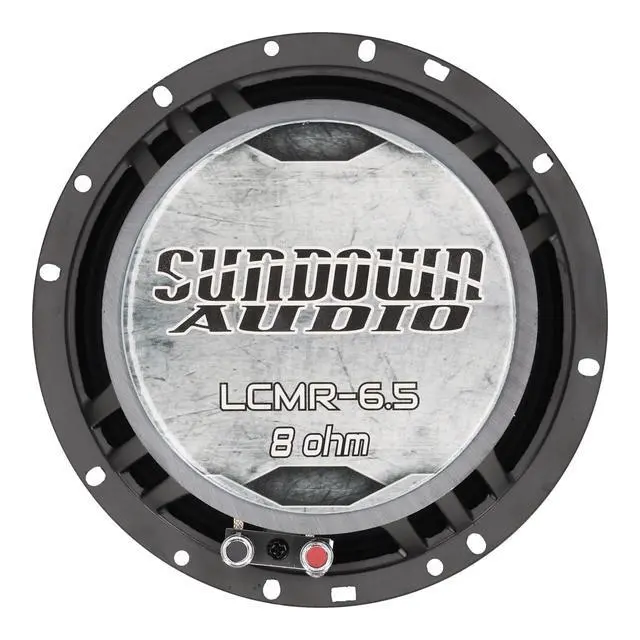 Alt view image 5 of 7 - Sundown Audio LCMR-6.5 S-LCMR6.58 100-Watt RMS 6.5 in Midrange Car Speaker 8 Ohm, 120Hz-6 kHz Range, 92 dB Sensitivity, for Car Audio Systems, 2-Piece