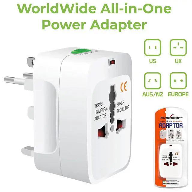Alt view image 6 of 7 - Worldwide Power Adapter Works for LG Volt 2 is Universal for 90% of Travel Between US/EU/CN/AUS/NZ/UK Type
