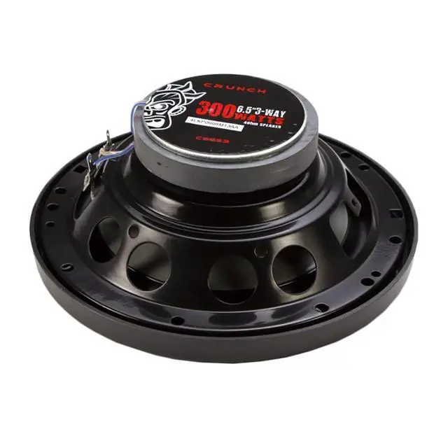 Alt view image 4 of 6 - CS-653 300 Watts 6.5-Inch 3-Way 4 Ohms Steel Basket CS Speakers, Black (4 Pack)
