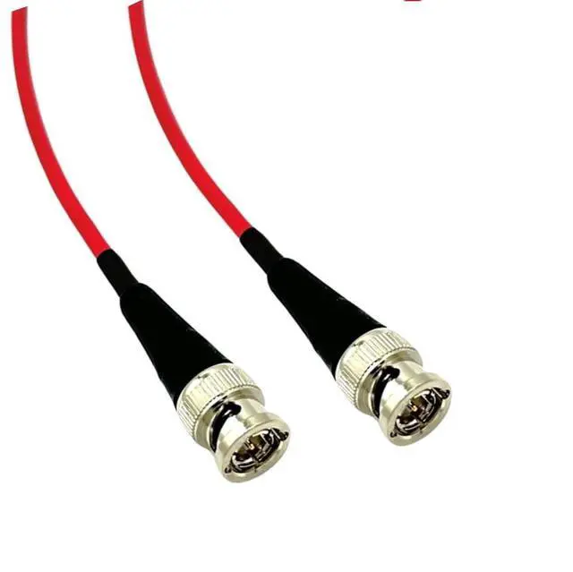 Alt view image 4 of 7 - 12G-SDI BNC to BNC Broadcast Video Cable, 4855R Mini RG59, 25 FT, Red