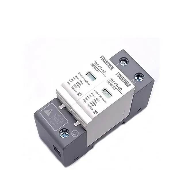 Alt view image 3 of 6 - AC Surge Protection 1020KA/2040KA /30KA60KA House Lightning Protector Low-Voltage Arrester Protective Device 230V 275V(2P 275V,20-40KA)