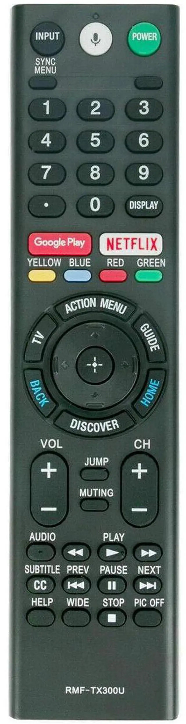 Main image of New RMF-TX300U Voice Remote Control Replace for Sony Smart TV LED 4K Ultra HDTV