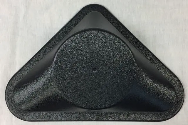 Alt view image 4 of 6 - GMT Inc Universal Corner Angled Flanged Speaker Pod Fits Up to 6 1/2" Round Speakers with Sealed Bottom