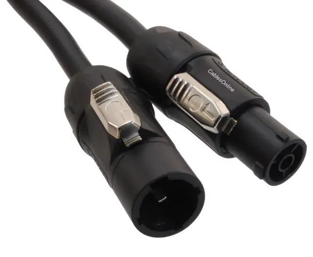 Alt view image 2 of 4 - CablesOnline, 6ft 14AWG Stage Lighting Fixture Male to Female True1 PowerCon-Compatible Power-Through Jumper Cable, PC-KT606