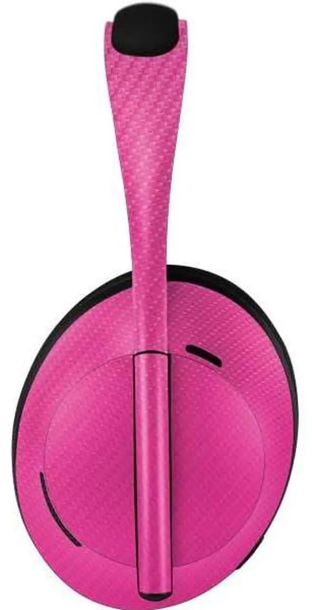 Alt view image 2 of 4 - Decal Audio Skin Compatible with Bose Noise Cancelling Headphones 700 - Pink Carbon Fiber Specialty Texture Material Design