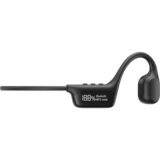 Alt view image 3 of 5 - Sound Orbit Series Bone Conduction Wireless Open-Ear Bluetooth Earbuds Lightweight Sweatproof IPX5 Headphones for Running, Cycling, Gym & Outdoor Sports Black (Black)