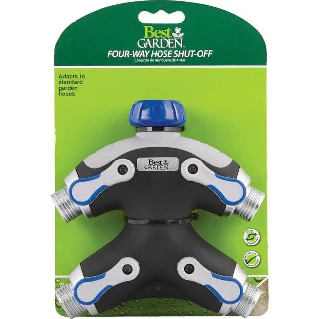 Alt view image 2 of 3 - Best Garden Metal 4-Outlet Hose Shutoff Manifold - 1 Each
