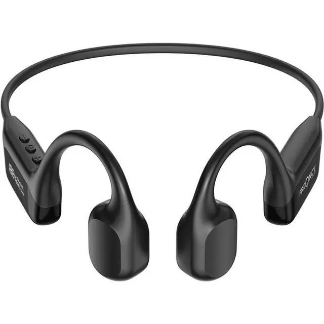 Alt view image 5 of 5 - Sound Orbit Series Bone Conduction Wireless Open-Ear Bluetooth Earbuds Lightweight Sweatproof IPX5 Headphones for Running, Cycling, Gym & Outdoor Sports Black (Black)
