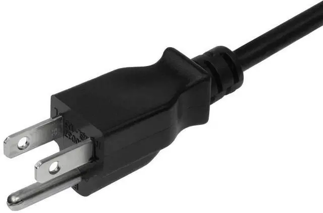 Alt view image 4 of 5 - 10ft 14AWG Low Profile 3-pin Plug NEMA 5-15P to C13 Standard Power Cord, 15Amp, 125Volt
