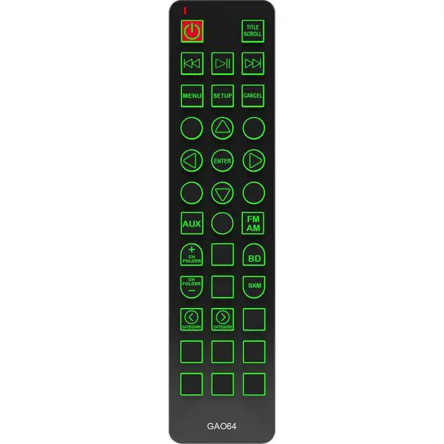 Alt view image 2 of 7 - Replacement Remote Control for Honda Pilot EX-L Rear Entertainment DVD 39560TG7A11 39560-TG7-A11 2016 2017 2018