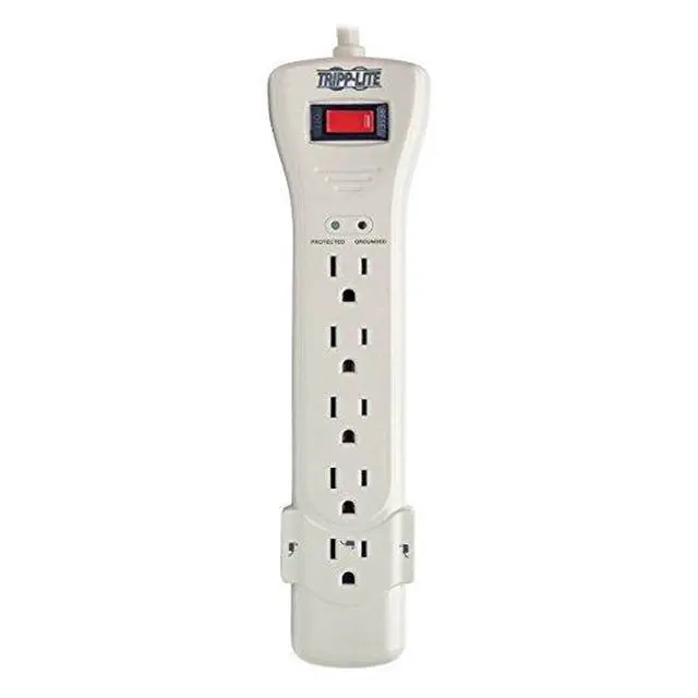 Alt view image 6 of 6 - SUPER7TEL Surge Suppressor, 7 Outlet, RJ11, 7ft Cord, 2470 Joules