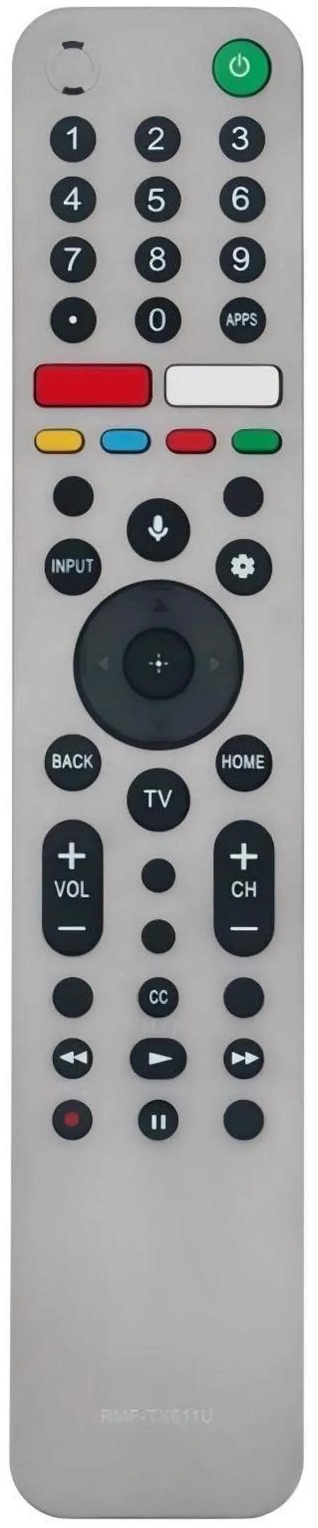 Main image of RMF-TX611U TV Bluetooth Voice Remote Control for Sony TV | Use in Living Rooms or Rooms, No programming or pairing needed, Replacement Remote Compatible Models XBR-Z8H XBR-85Z8H