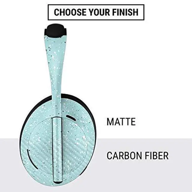 Alt view image 4 of 4 - Decal Audio Skin Compatible with Bose Noise Cancelling Headphones 700 Originally Designed Mint Speckled Design