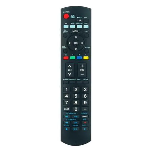 Alt view image 5 of 5 - N2QAYB000220 TV Remote Control for Panasonic TV in Living Rooms or Rooms, No Programming or Pairing Needed, Replacement Remote Compatible Models TC-32LZ800 TC-37LZ800 TH-42PZ800U TH-42PZ85 TH-46PZ800