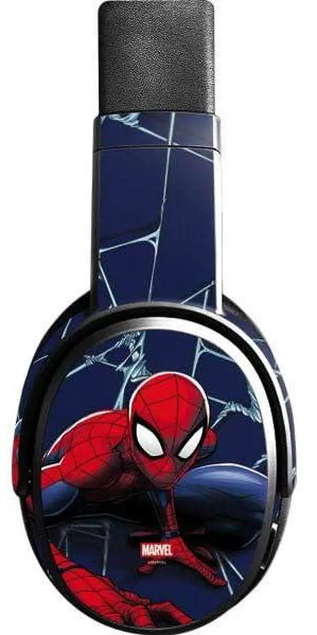 Main image of Decal Audio Skin Compatible with Skullcandy Crusher Wireless - Officially Licensed Marvel Spiderman Crawling Spiderman Design