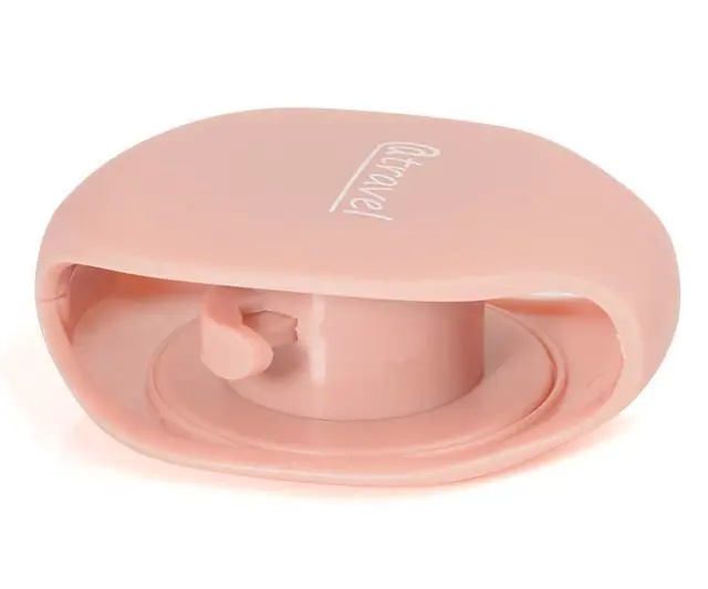 Alt view image 4 of 6 - Earbuds Organizer, Cord Manager, Smart Automatic Cord Master, A Simple Pull Then Will Automatic withdraw, The Cord Must Press on The Automatic withdraw Button When Pull (Rose Gold)