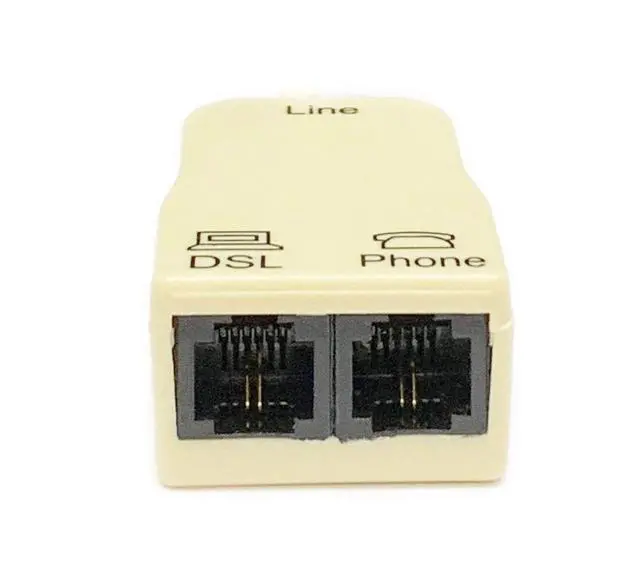 Alt view image 2 of 3 - (Pack of 5) in-line DSL Splitter w/Noise Filter