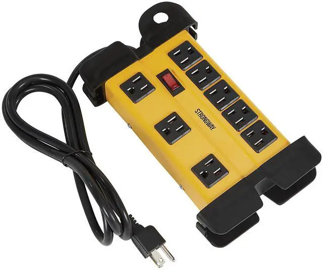 Main image of 8-Outlet Workshop Power Box, 14/3 Ga., 15 Amps, Model# 201704005001