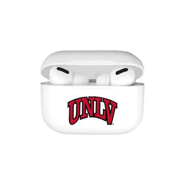Alt view image 5 of 5 - AirPods Case, University of Nevada - Las Vegas AirPods Pro (Gen 1 & 2) / White (TPU)