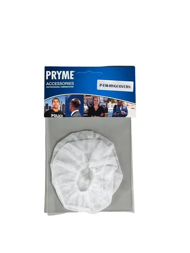 Alt view image 2 of 2 - PRYME Universal Disposable Ear Pad Covers for HDS, HDS-EM, HBB-EM Series & Other Earmuff Headsets (1 Pair)