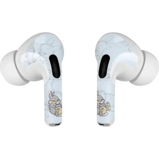 Alt view image 3 of 4 - Decal Audio Skin Compatible with Apple AirPods Pro - Officially Licensed Disney Bambi Thumper Sketched Portrait Design
