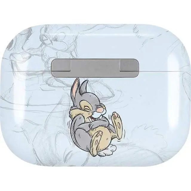 Alt view image 2 of 4 - Decal Audio Skin Compatible with Apple AirPods Pro - Officially Licensed Disney Bambi Thumper Sketched Portrait Design