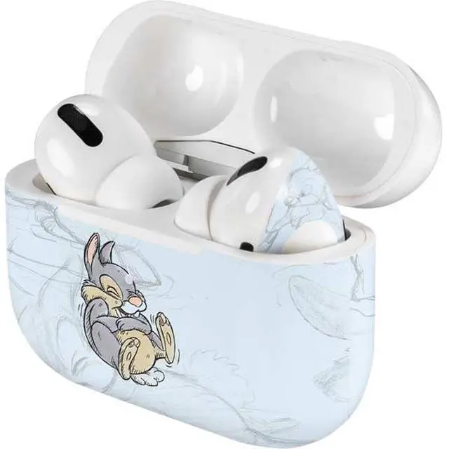 Alt view image 4 of 4 - Decal Audio Skin Compatible with Apple AirPods Pro - Officially Licensed Disney Bambi Thumper Sketched Portrait Design