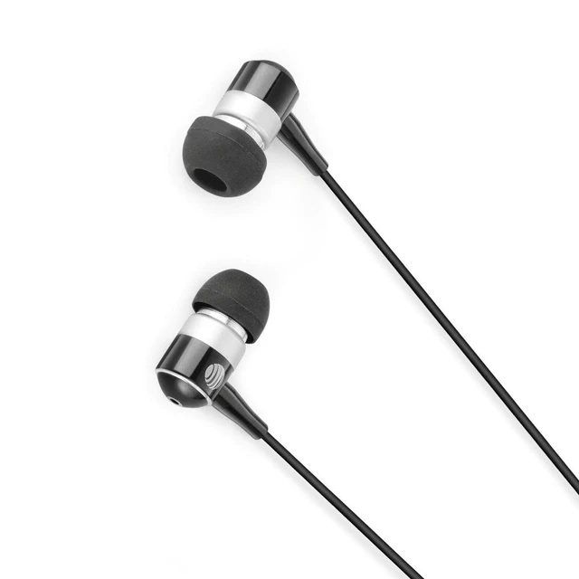 Alt view image 3 of 5 - PEBM02-BLK Stereo In-Ear Earbuds with Microphone, Black