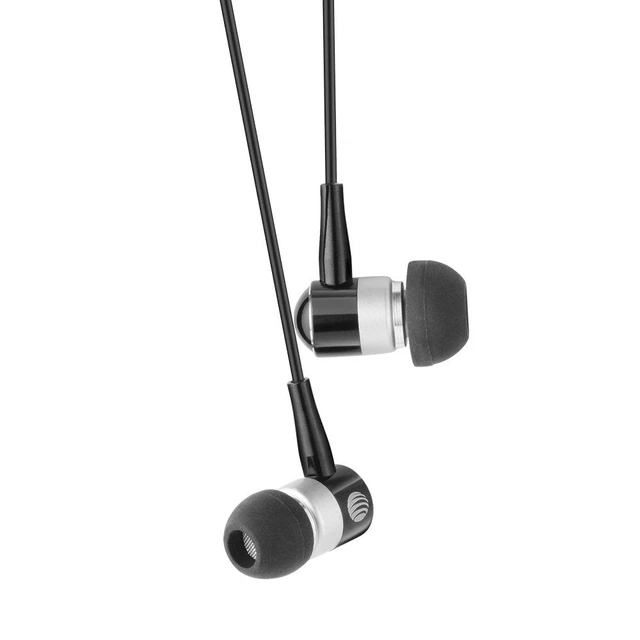 Alt view image 2 of 5 - PEBM02-BLK Stereo In-Ear Earbuds with Microphone, Black