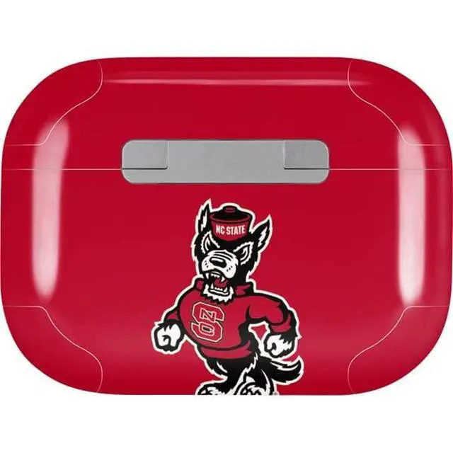 Alt view image 2 of 4 - Decal Audio Skin Compatible with Apple AirPods Pro - Officially Licensed North Carolina State University Wolfpack Design