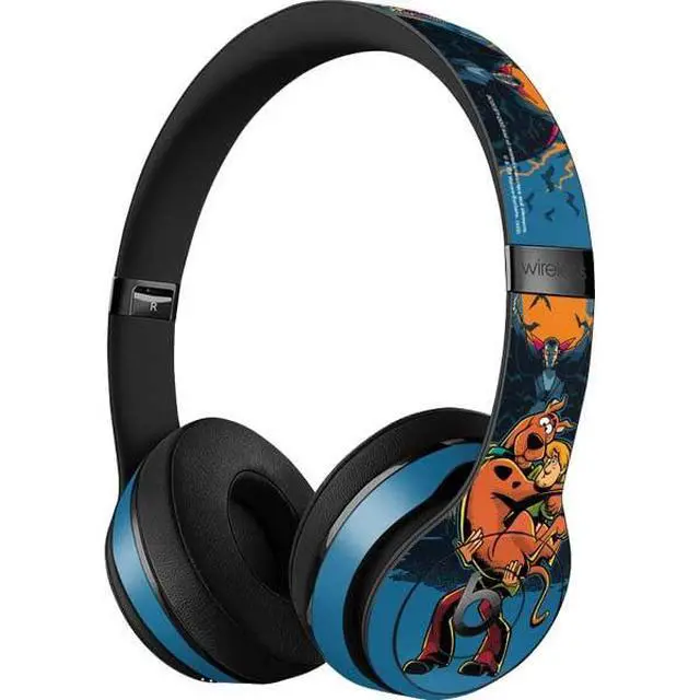 Alt view image 3 of 3 - Decal Audio Skin Compatible with Beats Solo 3 Wireless - Officially Licensed Scooby Doo Beware of Dracula Design