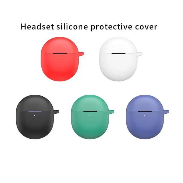 Alt view image 2 of 3 - Slim Fit Fashion Silicone Protective Headphone Cover Accessories Case for Google Pixel Buds 2A with Keychain for Women Men-Color#3