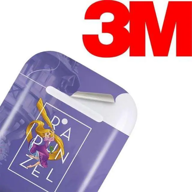 Alt view image 3 of 4 - Decal Audio Skin Compatible with Apple AirPods - Officially Licensed Disney Princess Rapunzel and Pascal Design