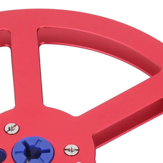 Alt view image 6 of 7 - Universal 1/4 7 Inch Nab Aluminum Metal Tape Take Up Reel, Sound Tape Empty Reel with 6 Holes, for Open Reel Audio (Red)