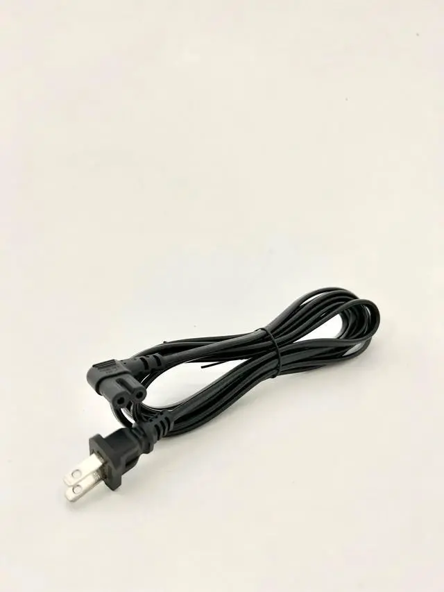 Alt view image 3 of 5 - TV Power Cord for Samsung TV's/Soundbars/Speakers 10FT 2-Prong L-Shaped C7 Power Cord Replacement for Samsung/Philips/Toshiba/LG/Sony/Sharp/Panasonic/Vizio/SONOS Devices!