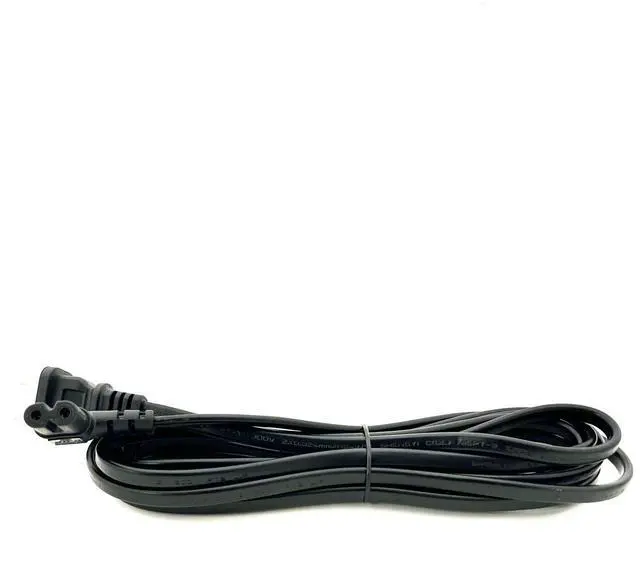 Alt view image 4 of 5 - TV Power Cord for Samsung TV's/Soundbars/Speakers 10FT 2-Prong L-Shaped C7 Power Cord Replacement for Samsung/Philips/Toshiba/LG/Sony/Sharp/Panasonic/Vizio/SONOS Devices!