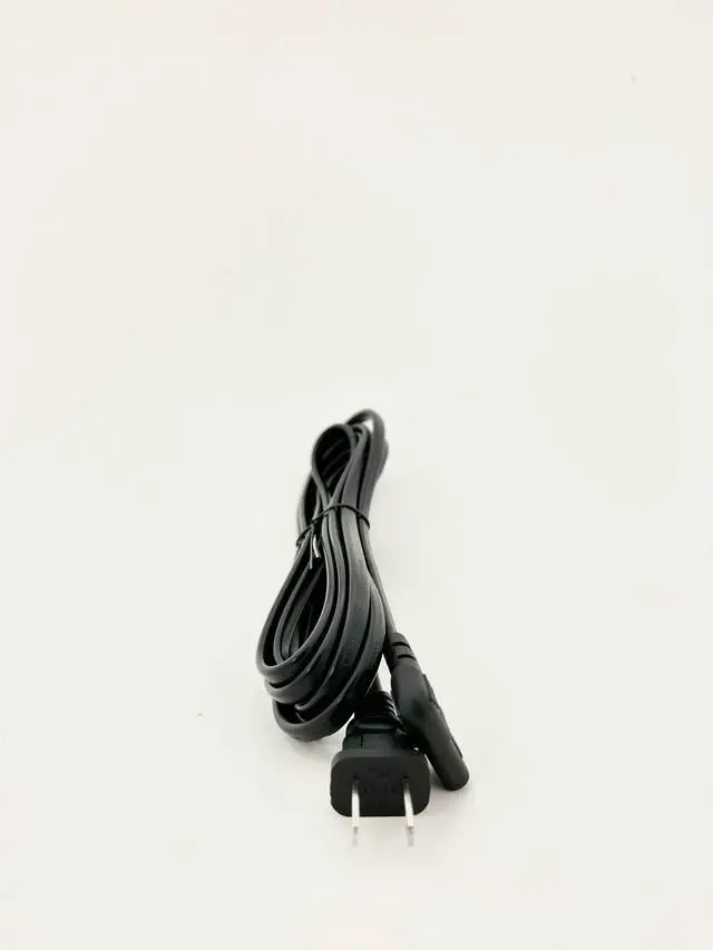 Alt view image 5 of 5 - TV Power Cord for Samsung TV's/Soundbars/Speakers 10FT 2-Prong L-Shaped C7 Power Cord Replacement for Samsung/Philips/Toshiba/LG/Sony/Sharp/Panasonic/Vizio/SONOS Devices!