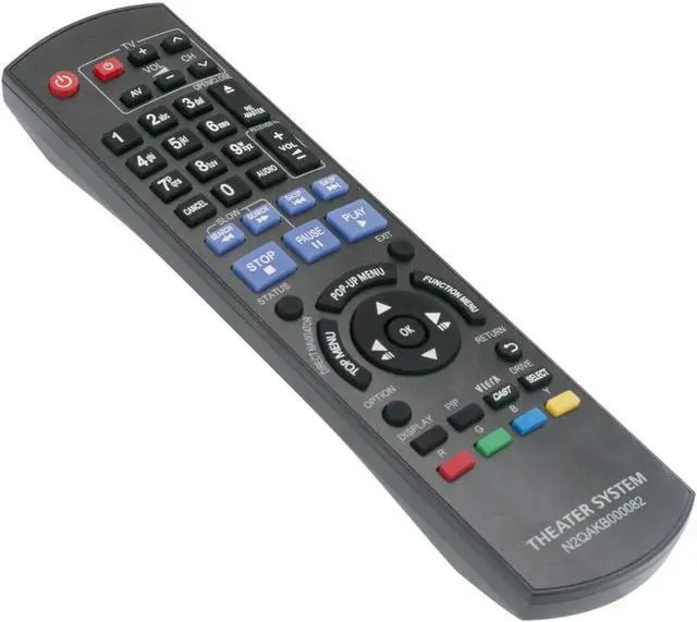 Alt view image 2 of 4 - New N2QAKB000082 Replaced Remote for Panasonic Blu-ray Player DMP-BD65 DMP-BD45