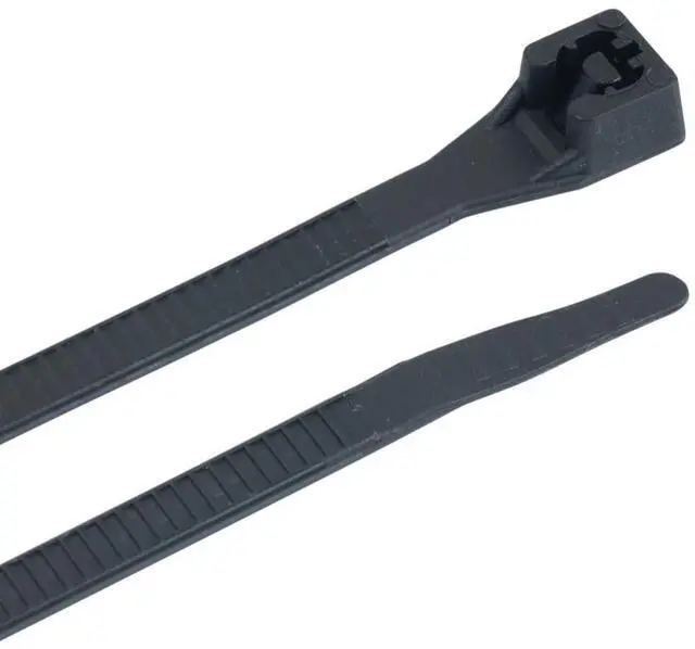Main image of GB 46-310UVB 11" Double Lock Cable Ties 75-lb Black - 100 per Bag
