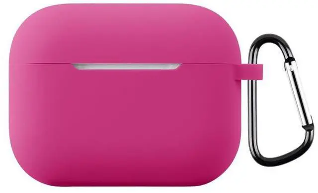 Main image of Soft Silicone Multicolor Protective Headphone Cover Accessories Case for AirPods Pro 3 with Keychain for Women Men-Color#3