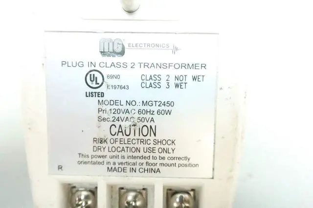 Alt view image 3 of 4 - Electronics T2450 Plug-in Transformer 60W 120V-AC 24V-AC