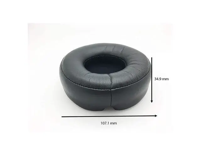 Alt view image 3 of 6 - Siberia 650 Earpads Replacement Protein Leather & Memory Foam Ear Pads Ear Cushion Pad Cover Compatible with Steelseries Siberia 650 RGB USB & Siberia Elite Gaming Headphones (1 Pack)