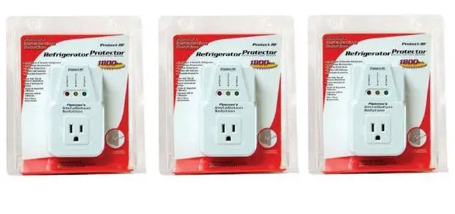 Main image of AC Voltage Protector Brownout Surge Refrigerator 1800 Watt Appliance 3 Pack Deal