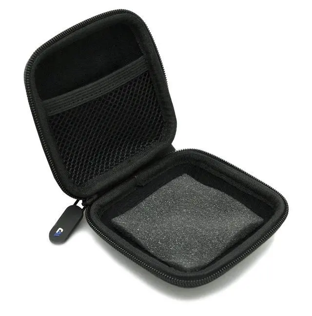 Alt view image 4 of 7 - Carry Case Compatible with Fender Mustang Micro Headphone Amp and Charging Cable - Headphone Amplifier Case Only with Wrist Strap, Blue