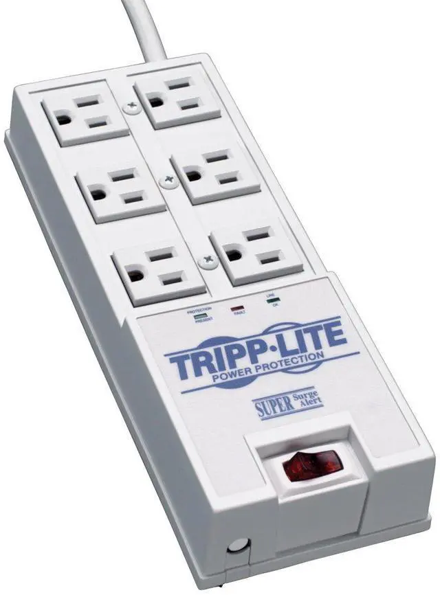 Main image of TR-6 Protect It! 6-Outlet Super Surge Alert Protector, 6-Foot Cord Length (2,420 Joules)