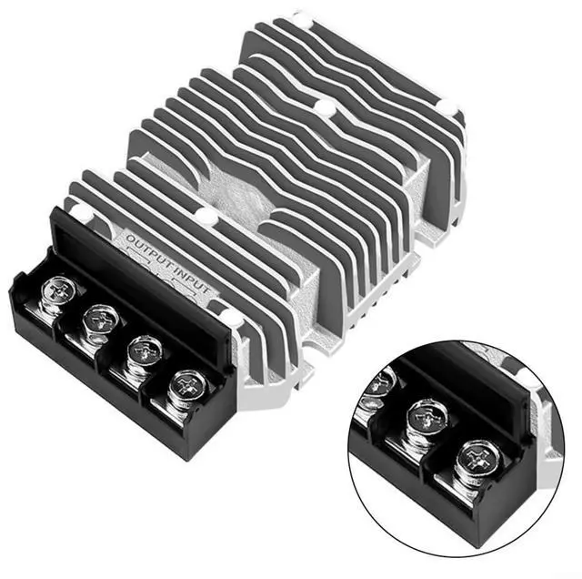 Alt view image 3 of 6 - Waterproof Aluminum Alloy DC-DC Step Down Converter 24V to 12V 50A 60A High Efficiency 97.2 Percent Power Supply Module for Machinery(24V to 12V 60A 720W)